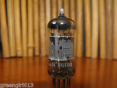 Quad (4) grey plate ECC83 12AX7A 7025A Mullard tubes tested