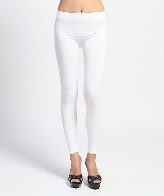 white leggings in Leggings