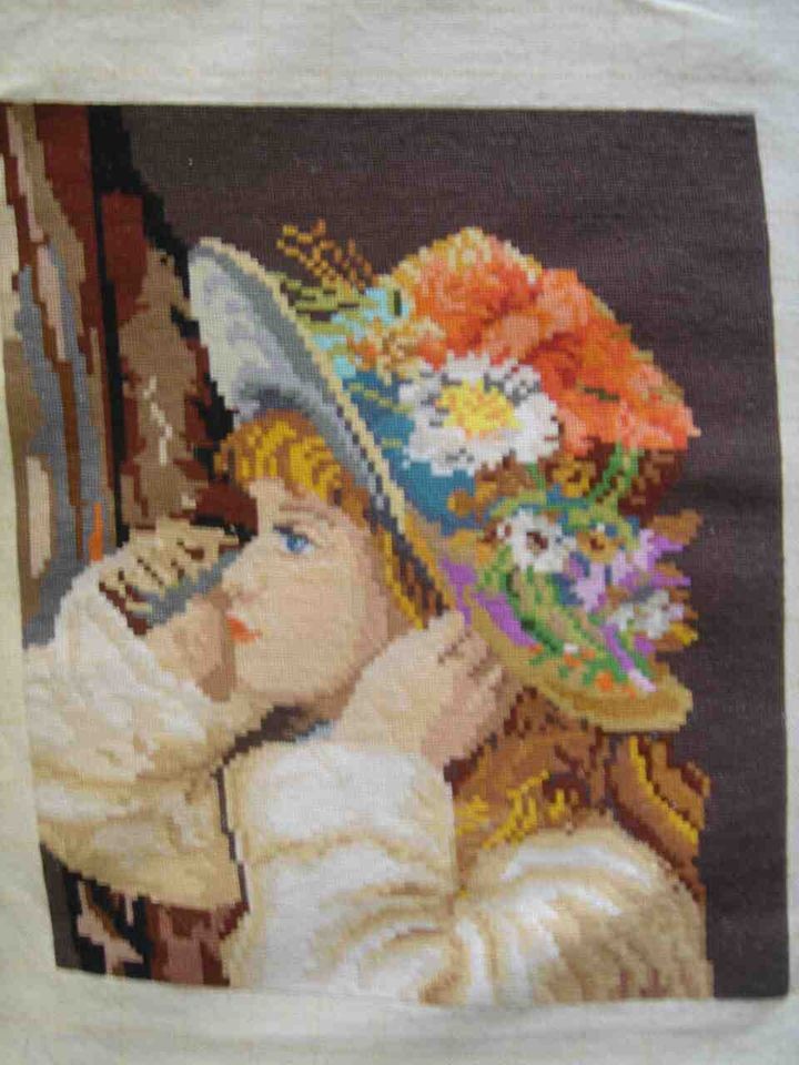 WIEHLER GOBELIN WIEHLER WALL TAPESTRY GOBELIN HAND STICHED WALL DECOR 