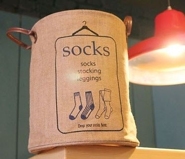 Multi Purpose Laundry Baskets Socks(​S) Containers Vintage Storage 