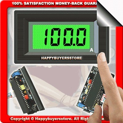   DIGITAL SOLAR PANEL METER BATTERY GAUGE TESTER CURRENT AMP AMMETER RV