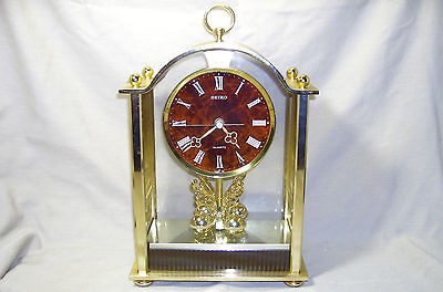   QW532 G 1 Quartz Mantel Carriage Clock 11 Tall Flawless Condition