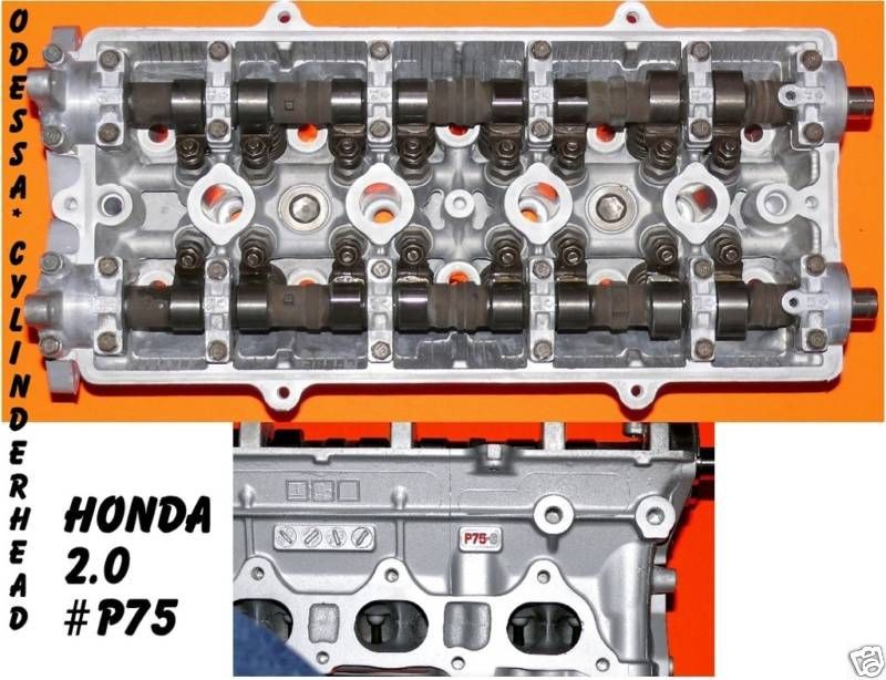 HONDA CRV 2.0 DOHC #P75 CYLINDER HEAD 98 01