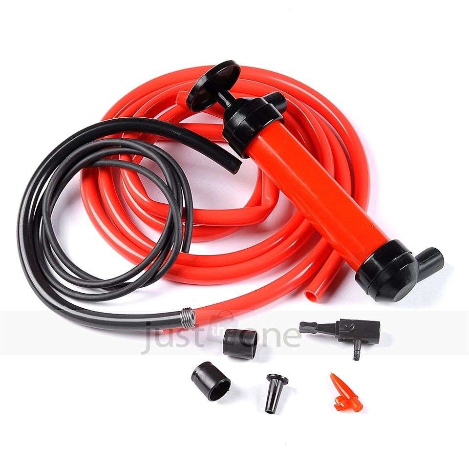   Water Oil Fuel Change Transfer Gas Liquid Pipe Siphon Tool Pump Kit