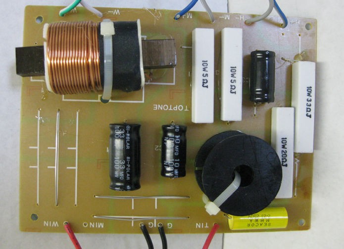 2153, 3 way passive crossover