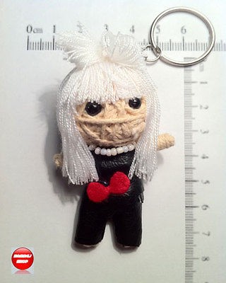 LADY GAGA Pop Superstar Singer Idol THAI Handmade Voodoo Keychain 