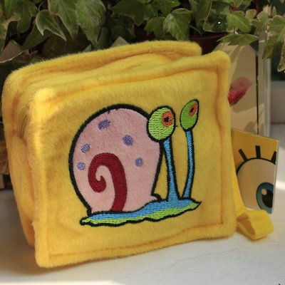 New SPONGEBOB GARY SNAIL TOY PLUSH Bag Pouch bag Purse RARE LOVELY 