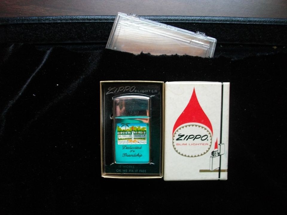 MR. SLIM OFFERS TOWN/COUNTRY CITY OF MIAMI ZIPPO SLIM LIGHTER