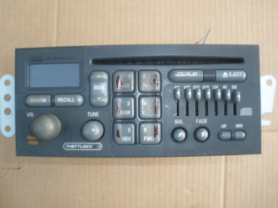 Original GM Factory Radio, CD Player from 1998 Pontiac Grand Prix GT