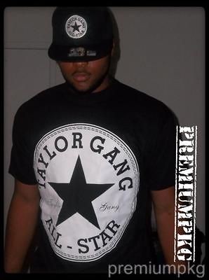 TAYLOR GANG ALLSTAR WIZ KHALIFA T SHIRT and SNAPBACK CAP COMBO SHIRT 