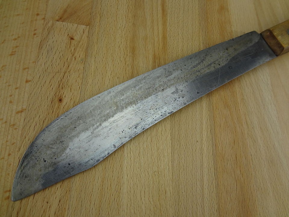 HUGE OLD LAMSON & GOODNOW BUTCHERS BONING 16 RARE PRIMITIVE KNIFE VTG 