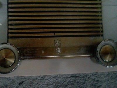 Vintage Tube Zenith Radio 1960s A.M Table Model With Alarm Clock G516 