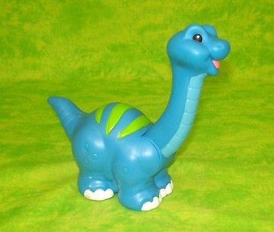 Fisher Price Little People Dinoland Dinosaur Momma Mom Blue Dino Free 