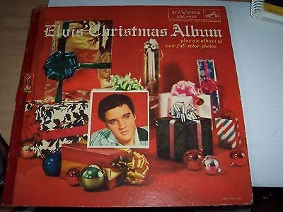   MEGA RARE RECORD ALBUM LOC 1035 ELVIS CHRISTMAS ALBUM 1ST PRESS