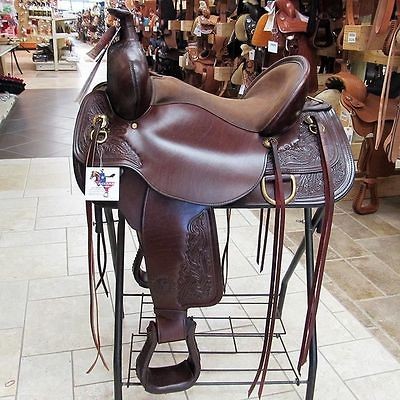 CARLSBAD FLEX2® TRAIL WESTERN SADDLE BY Circle Y 16 W/ FREE WOOL 