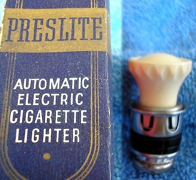   VW Beetle PORSCHE 356 NOS 6 volt Cigar Cigarette Lighter parts White