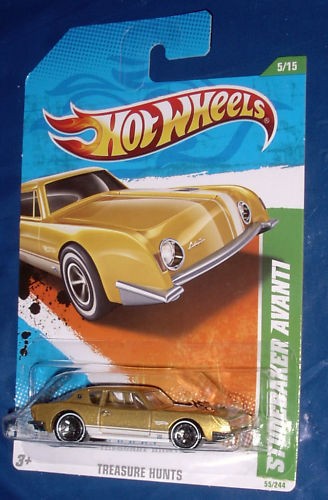 2011 Hot Wheels Treasure Hunts Studebaker Avanti #55/244 regular