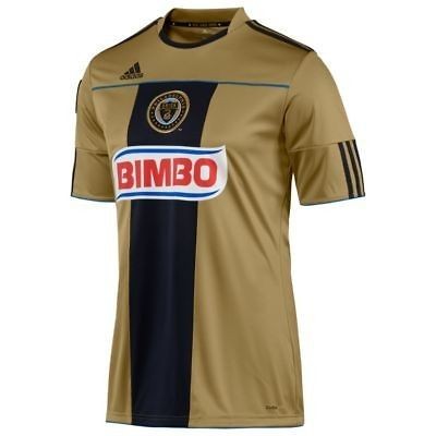 ADIDAS PHILADELPHIA UNION SOCCER JERSEY MENS LARGE L MLS SOCCER $70 