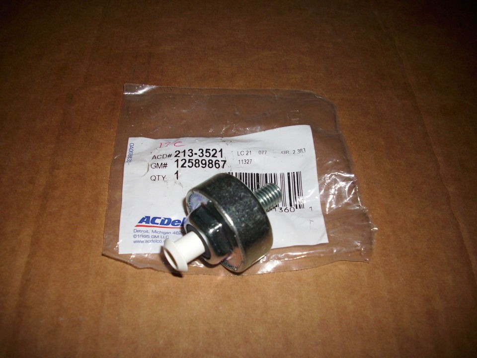 AC/Delco~213 3521~LS6 Spark Knock Sensor~LS7~LS1~LS2~12589867~Latest 