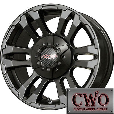   Black MB TKO Wheels Rims 5x4.75 5 Lug Sonoma Chevy S 10 Blazer Jimmy