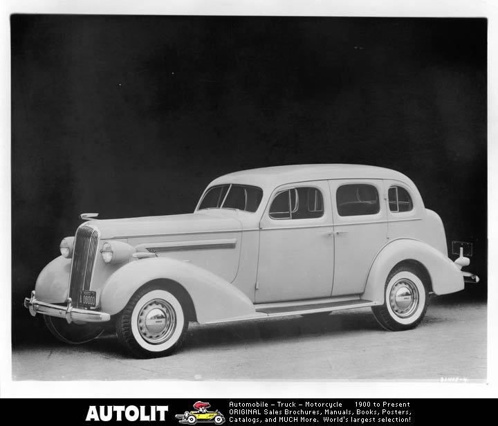 1936 Buick Special Model 41 5 Pass Sedan Factory Photo