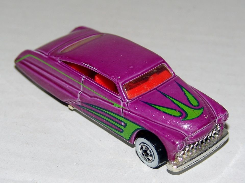 Hot Wheels Purple Passion   51 Mercury   Red Int Clear Windows 