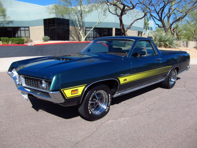 Ford  Ranchero GT 1971 Ford Ranchero GT   Buckets   A/C   Marti 