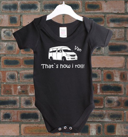 MAZDA BONGO VAN THATS HOW I ROLL CAR BABYGROW CTH125