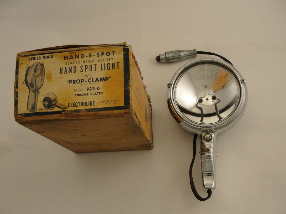 New Old Stock 1950 ‘s Accessory Hand Spotlight GM Ford Mopar 