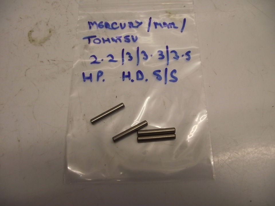 Mercury/Mariner outboard HD shear pins x 4 2.2/2.5/3.0/3.3/3.5HP 