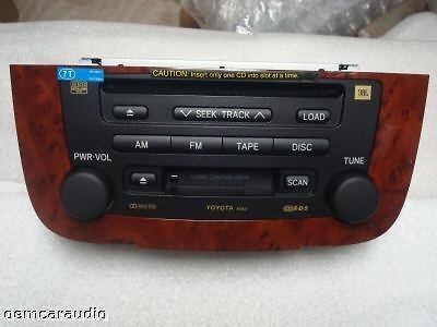 NEW TOYOTA Highlander Navigation GPS JBL Radio 6 Disc Changer CD Tape 