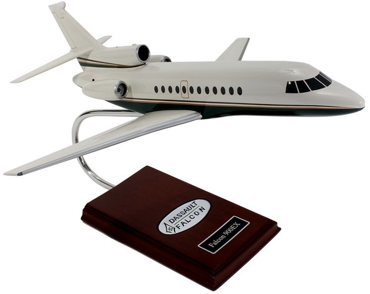   FALCON 900EX DESK TOP DISPLAY 1/48 PRIVATE JET MODEL AIRCRAFT AIRPLANE