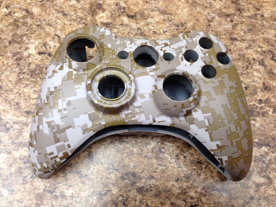 Sweet Xbox 360 Controller Shell Digital Marine Camo Finish The 