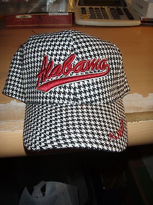 Alabama Crimson Tide Bear Bryant Houndstooth Hat   New