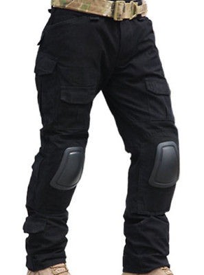 AIRSOFT TACTICAL PANTS TROUSERS SWAT BLACK KNEE PAD 32   34 Crye 