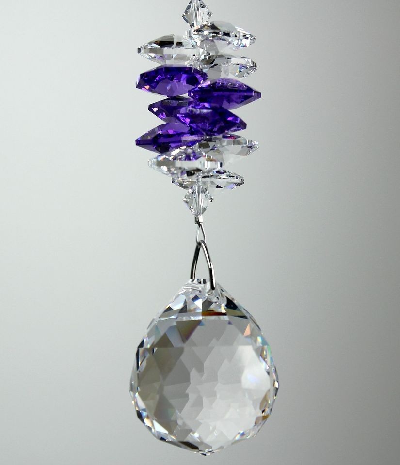 You Pick Feng Shui Chakra Color * Crystal Ball Suncatcher m/w 