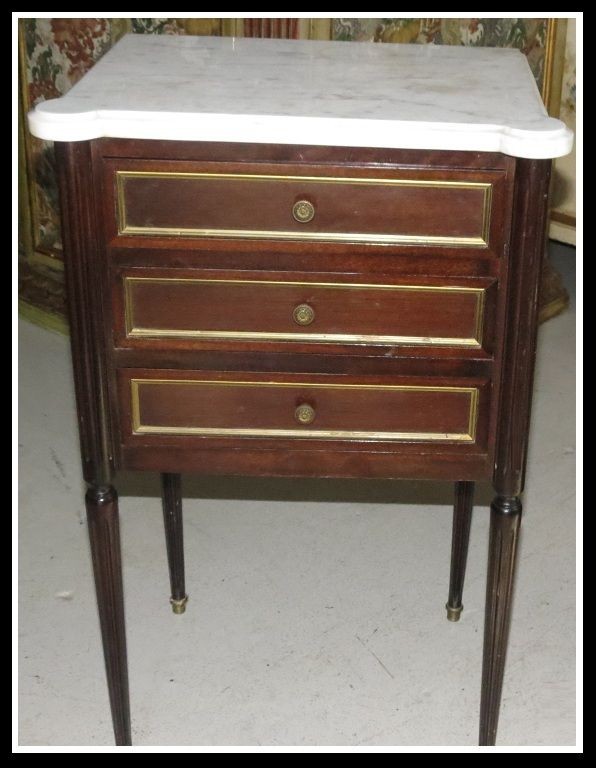 marble top nightstand in Nightstands