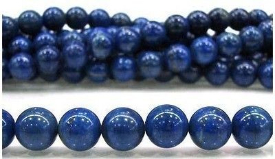 6mm 12mm Blue Egyptian Lazuli Lapis Gemstone Loose Bead 15 hot sale