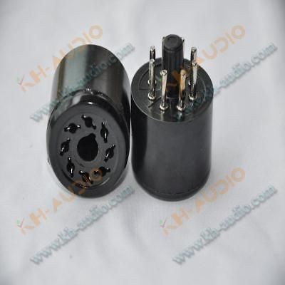 2PCS 8 PIN TUBE SOCKET SAVER FOR 6L6 EL34 KT88 6550 amp