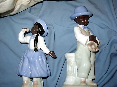  MUSICAL FIGURINES JAZZ SALOON COLLECTIBLES AFRICAN AMERICAN BLACK