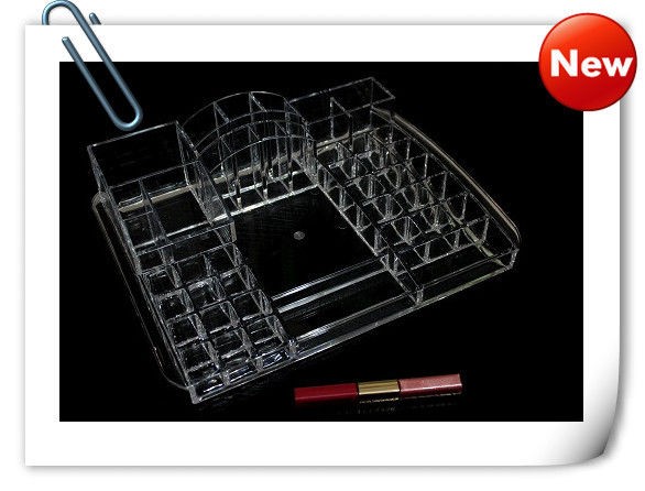 Clear Acrylic Cosmetic Organizer Makeup case Jewelry Drawer STORAGE 