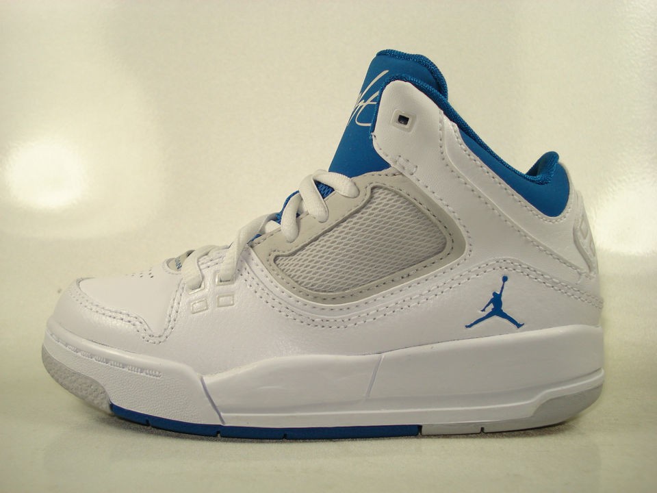 Air Jordan Flight 23 RST White / Military Blue   Grey 512236 105 PS 