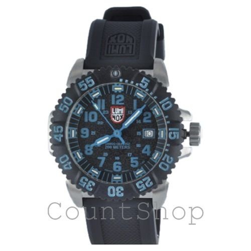 Luminox STEEL COLORMARK 3153 Black Dial  Rubber Strap  44mm  200M 