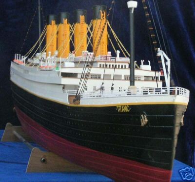   LONG RC RADIO CONTROL 1150 RC TITANIC SHIP BOAT   WATCH THE VIDEO