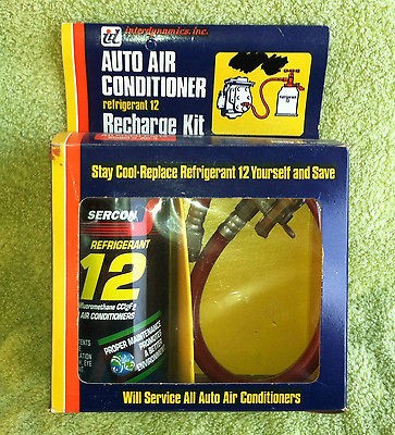 R12 REFRIGERANT 12oz FREON AC Sercon R 12 & Recharge Kit