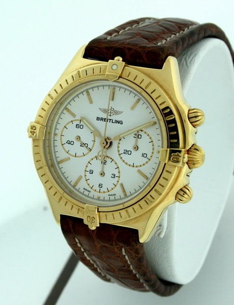   Callisto 18k Yellow Gold Chronograph RARE LeMania 36mm gents watch