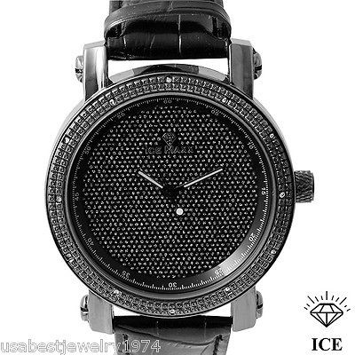   NATURAL DIAMOND QUARTZ MOVEMENT WATCH RETAIL $699.00 WITH EXTRA STRAP