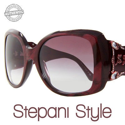 Bulgari Sunglasses BV8048B 5063 8H Burgundy 8048 Limited Edition