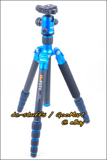   A1350Q1 Alum Tripod Kit BLUE (2 QR Plate Package) *A1692TB0 modify