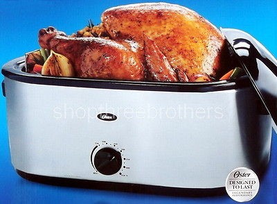   Steel Oster 20 Qt. Electric Large Heavy Duty Turkey ROASTER OVEN